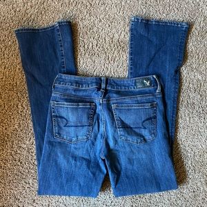 American eagle bootcut jeans high stretch